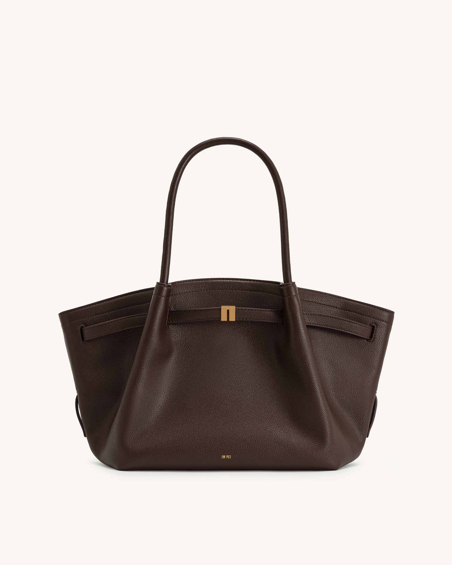 Bolso tote mediano Hana - Marrón oscuro