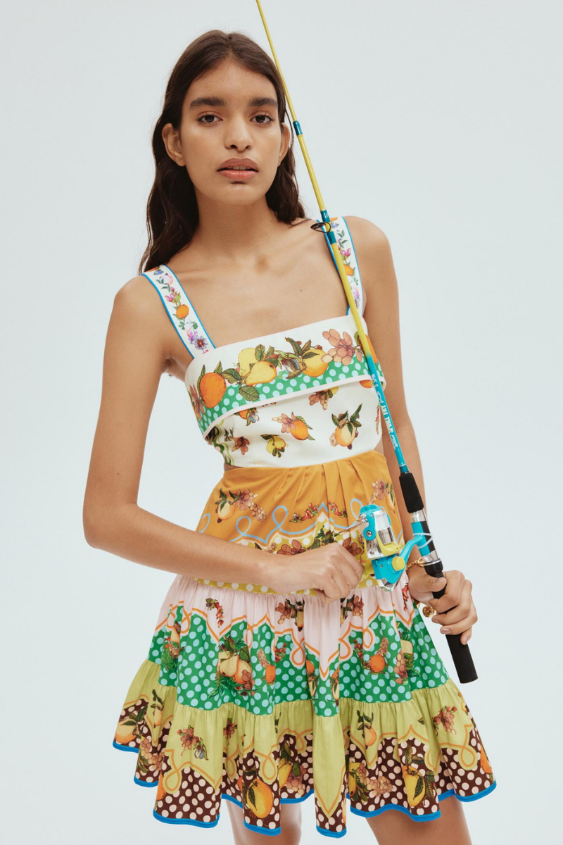 Marceline Minikleid mit Cut-Outs und Schleife