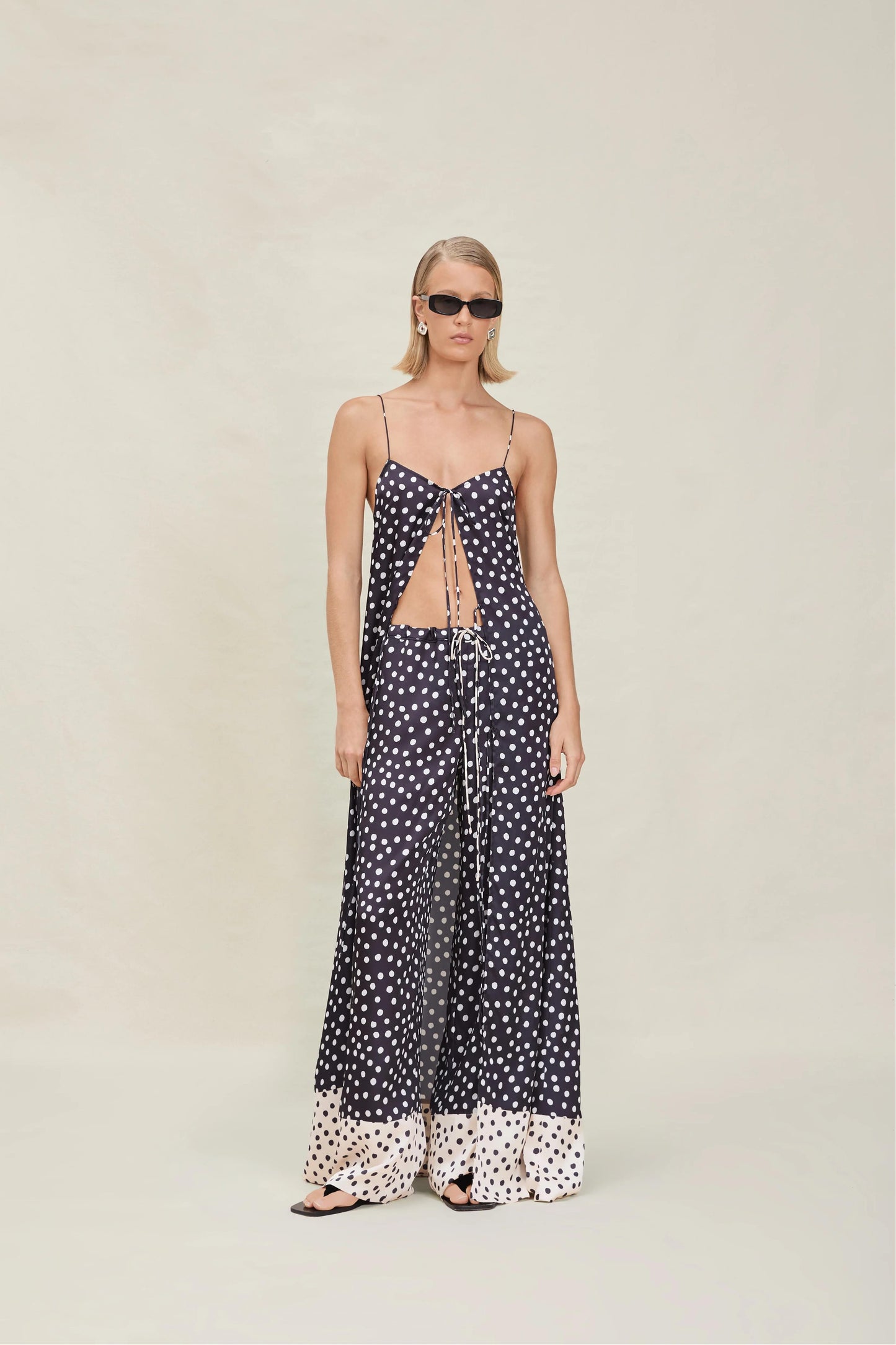 Polka Dot  Convertible Dress Set