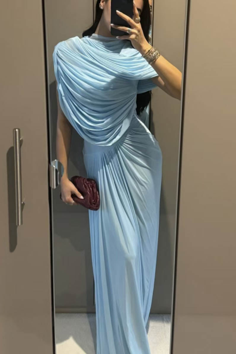 Cloud Drape Maxi-Wickelkleid mit Rüschen