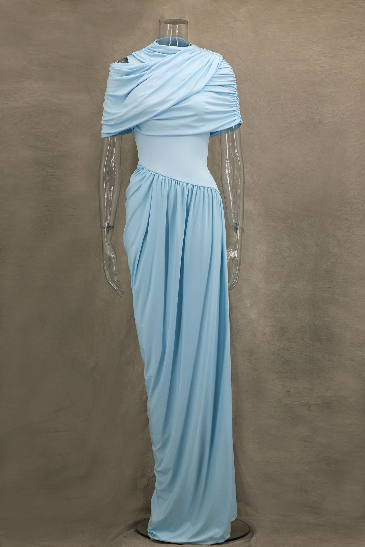 Cloud Drape Maxi-Wickelkleid mit Rüschen