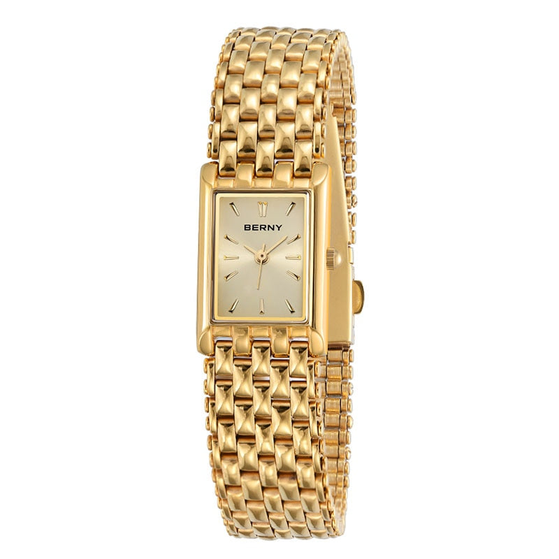 Unique Berny Women's Watch 18k Gold Plated