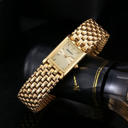 Unique Berny Women's Watch 18k Gold Plated