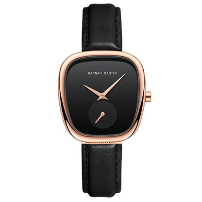 Hannah Premium Leather Strap Watch