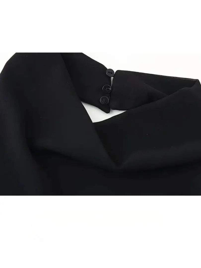 Midnight Ruffle Dress