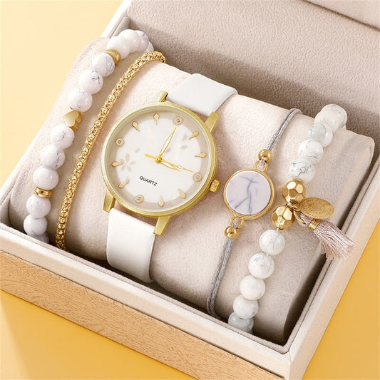 Women's Watch Set with Bracelets