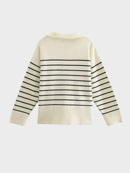 Striped Knit Sweater