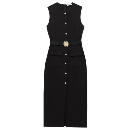 Noir Silhouette Dress