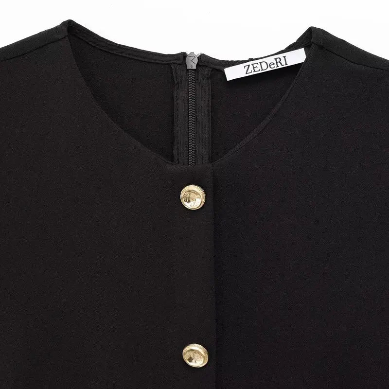 Noir Silhouette Dress