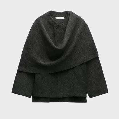 Chic Scarf-style Coat