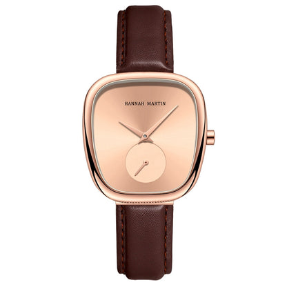 Hannah Premium Leather Strap Watch