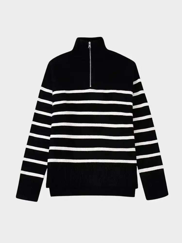 Striped Knit Sweater