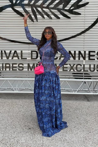 Lily Mesh Maxi Dress