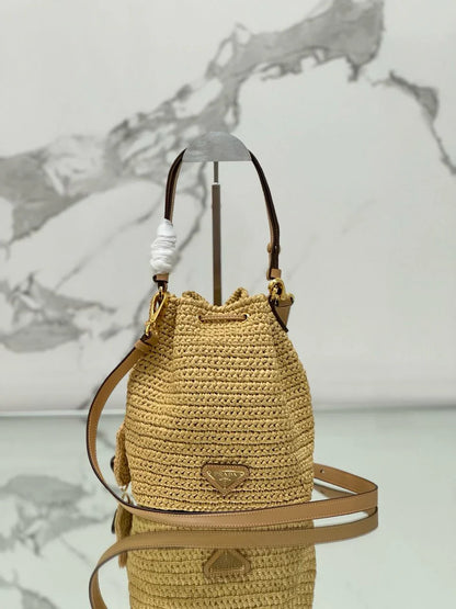 Bolso Mini Cubo de Rafia PRD