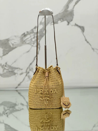 Bolso Mini Cubo de Rafia PRD