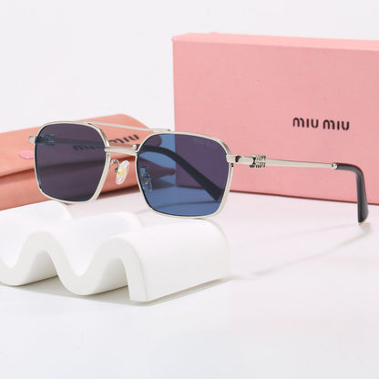 Classic Square Aviator Sunglasses