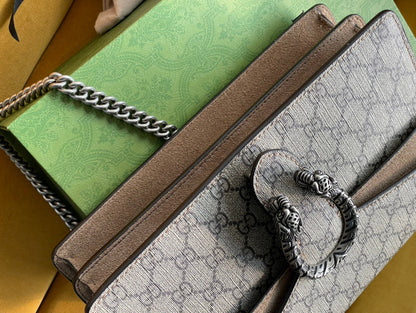 Bolso de hombro pequeño GC Dionysus de lona GG Supreme