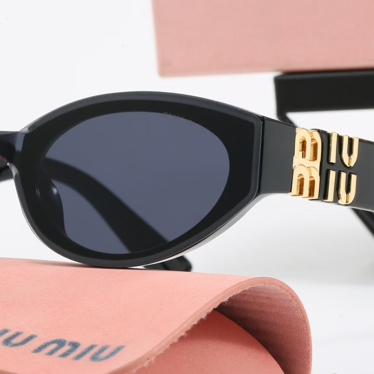 Óculos de Sol Oval Luxuosos