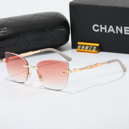 Rimless Shield Sunglasses