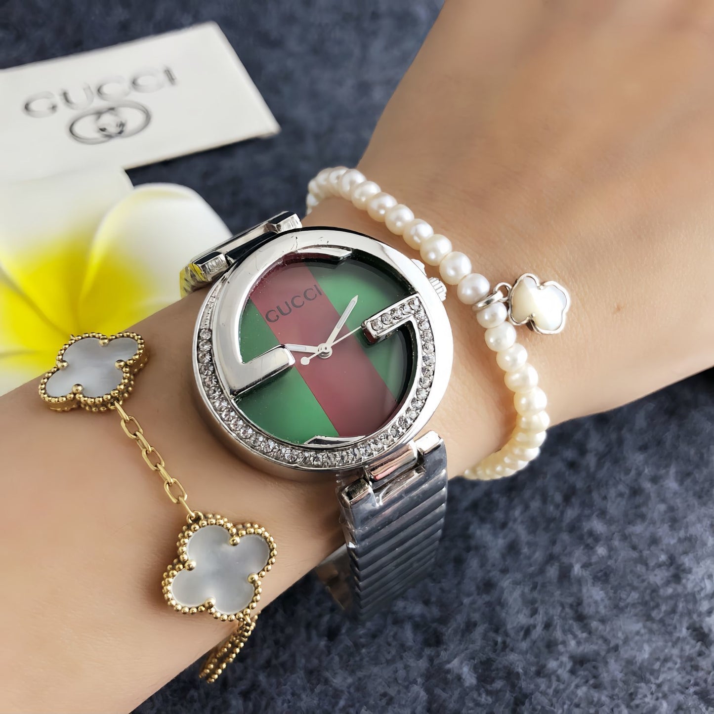 Luxe Stripe Watch
