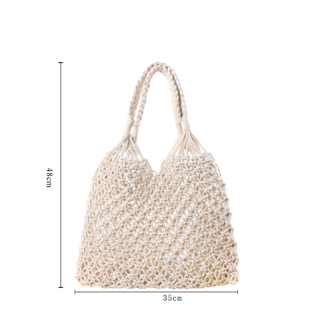 Women's Crochet Beach Bag