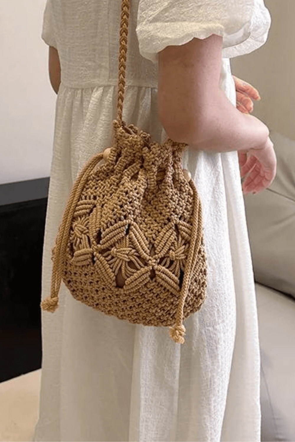 Barrel Crochet Bag