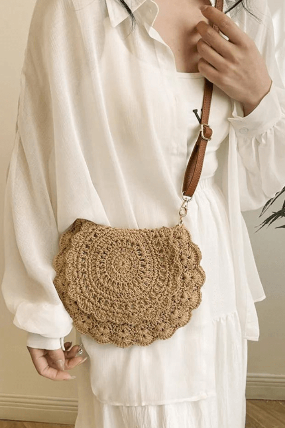 Crochet Crossbody Bag - Lolita
