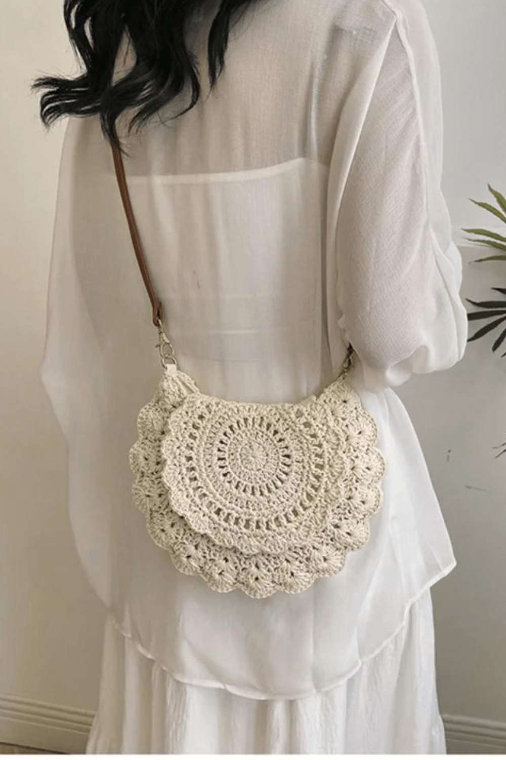 Crochet Crossbody Bag - Lolita