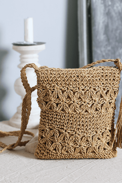 Straw Crossbody Bag - Lorena
