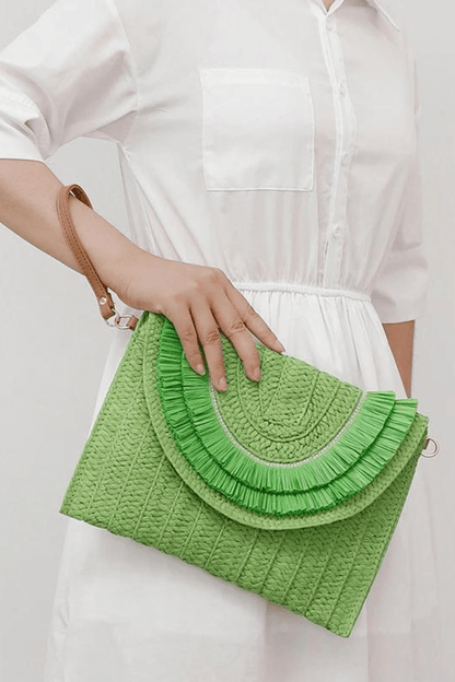 Straw Crossbody Bag - Amanda