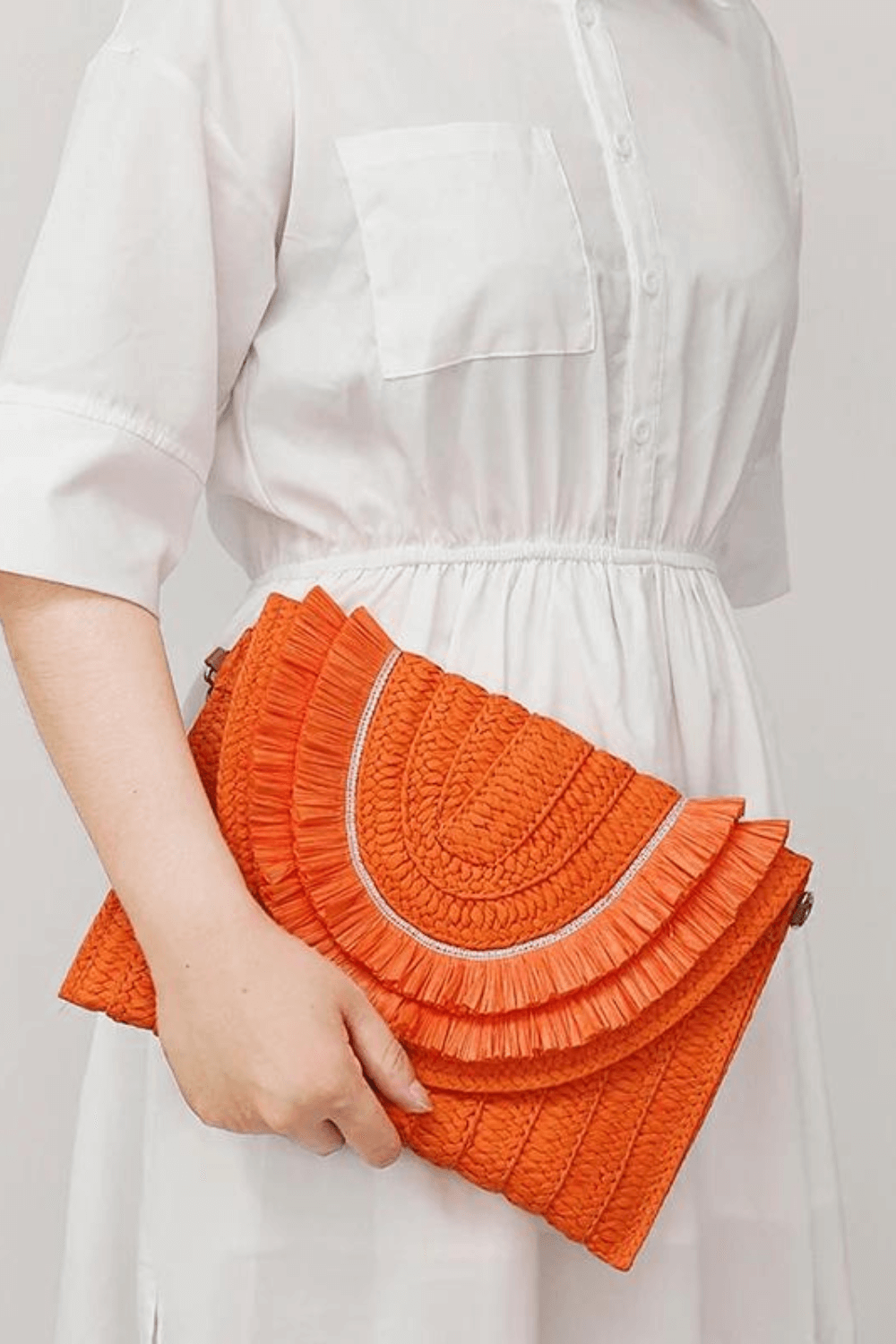 Straw Crossbody Bag - Amanda