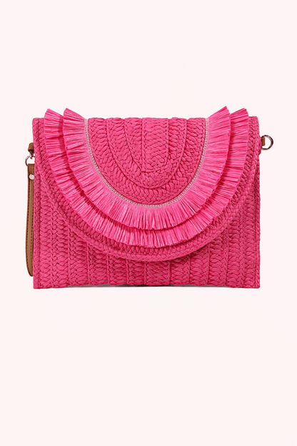 Straw Crossbody Bag - Amanda