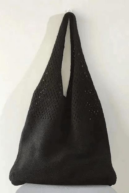 Bolsa de Praia de Crochê Fio de Malha