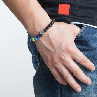 7 Chakra Dog Paw Bracelet