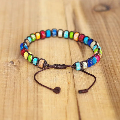 7 Chakra Braided Bracelet
