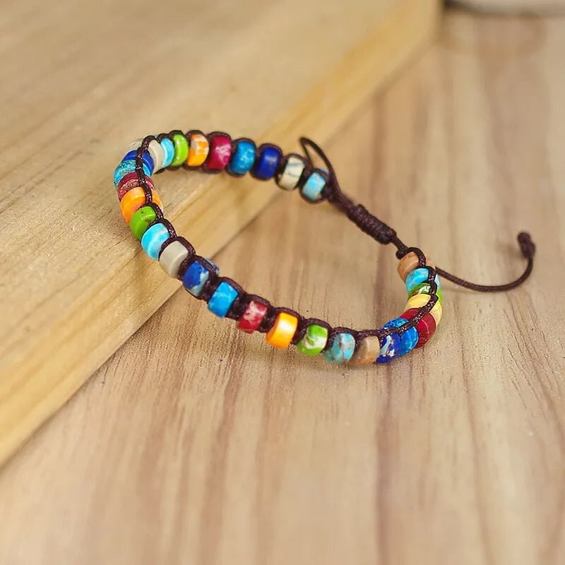 7 Chakra Braided Bracelet