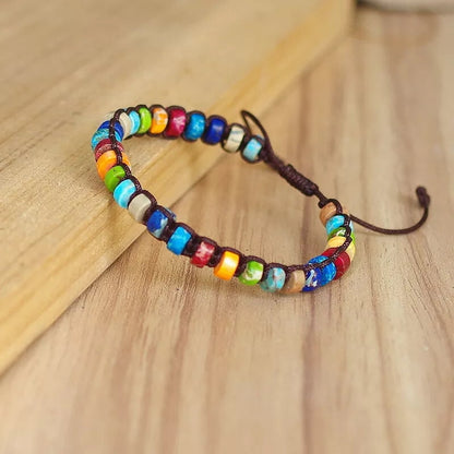 7 Chakra Braided Bracelet