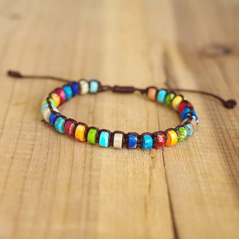 7 Chakra Braided Bracelet