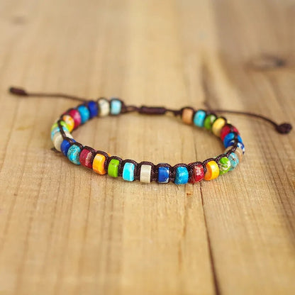 7 Chakra Braided Bracelet