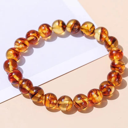 Amber Beeswax Bracelet