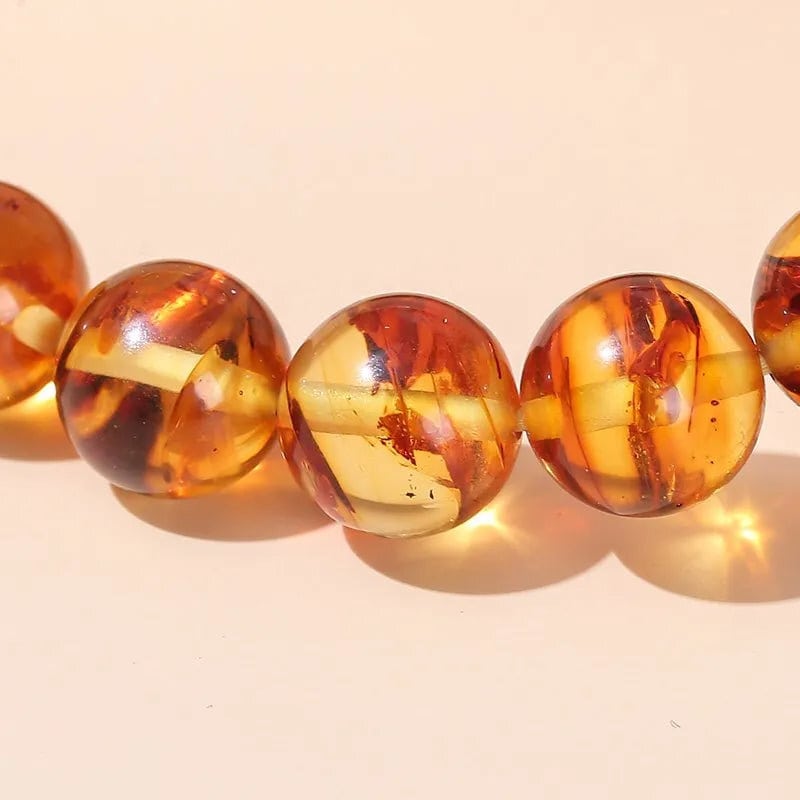 Amber Beeswax Bracelet