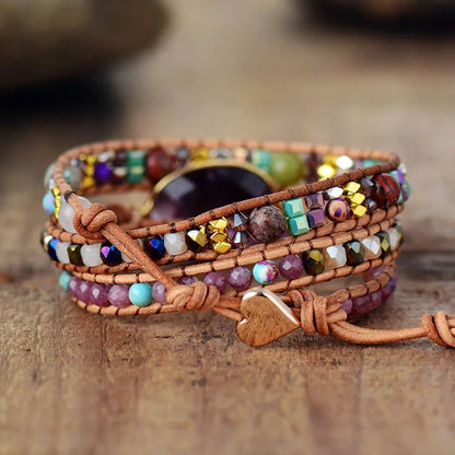 Bohemian Amethyst Bracelet