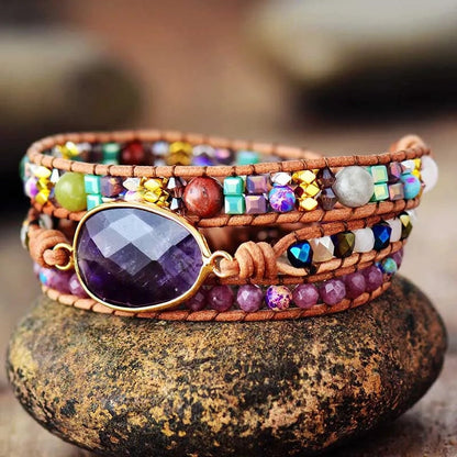 Bohemian Amethyst Bracelet