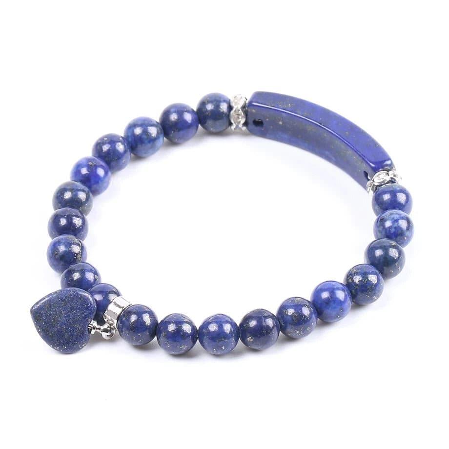 Lapis Lazuli Heart Bracelet