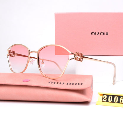 Luxury Brand Oval Sunglasses for Women