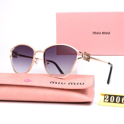 Luxury Brand Oval Sunglasses for Women