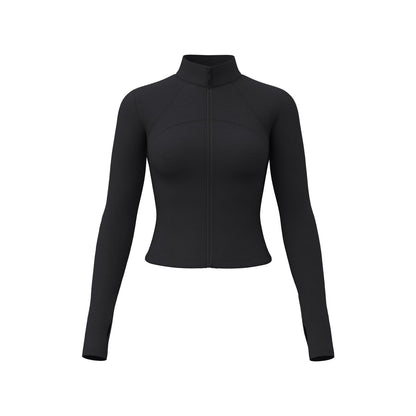 Patchwork Yoga Jacket Breathable And UV-resistant Workout Clothes