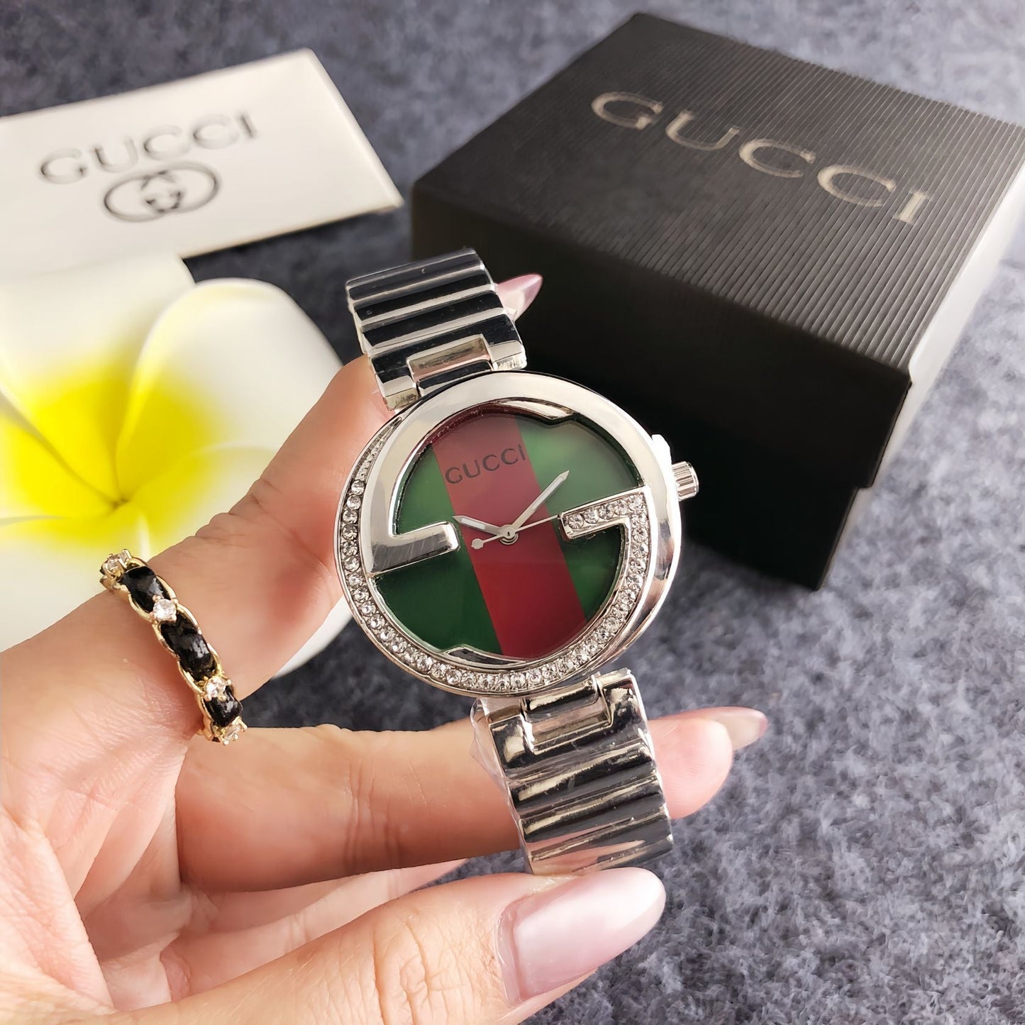 Luxe Stripe Watch