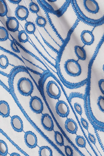 Vestido bustier midi de encaje bordado Dolly