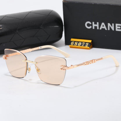 Rimless Shield Sunglasses